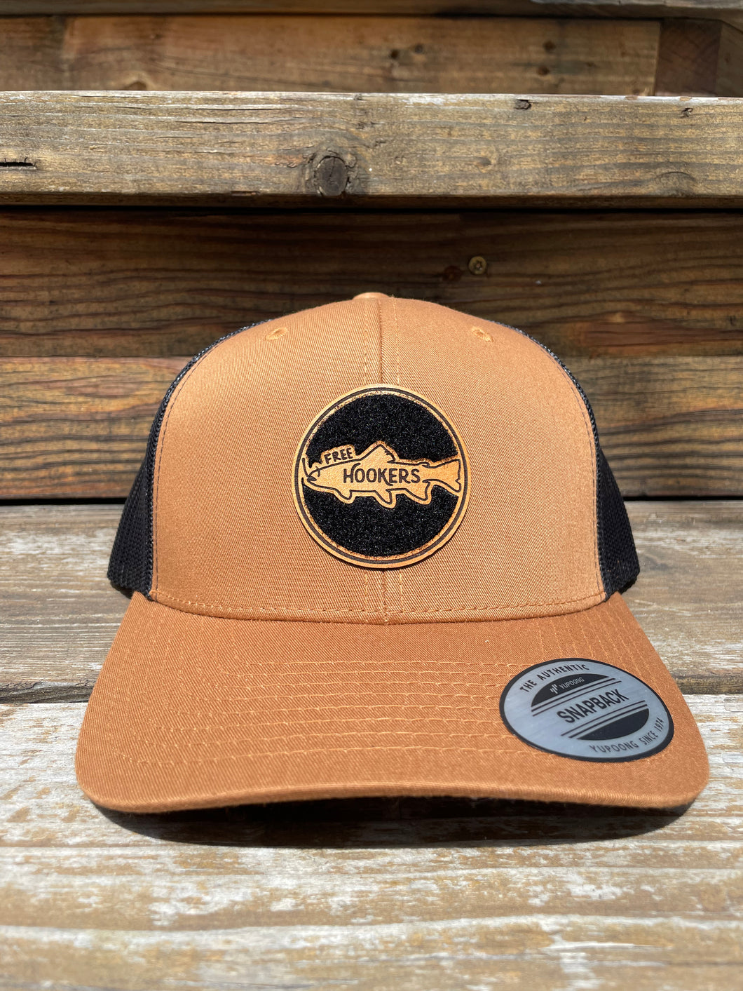 Fly/Hook Holding Hat - Burnt Orange – Free Hookers Fishing Brand