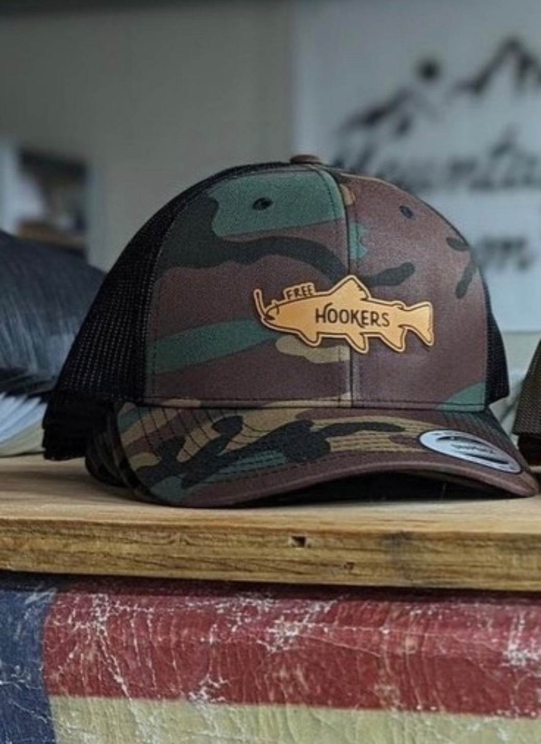 Camo Leather Patch